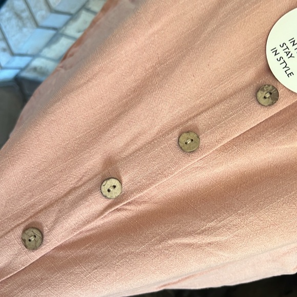 Anrabess 2 piece summer set crop top with wide leg pants linen NWT - Picture 4 of 6